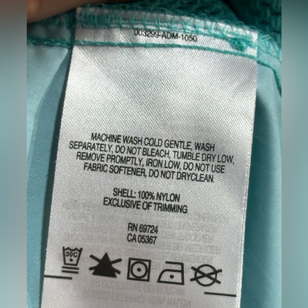 Columbia Teal‎ Jacket raincoat Sz XL - Picture 4 of 6